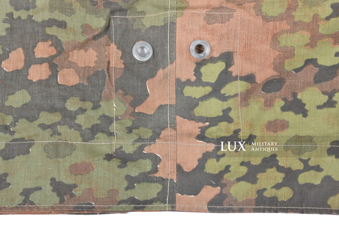 Late-war Waffen-SS Oakleaf B camouflage shelter quarter / poncho, « RBNr » - photo 18