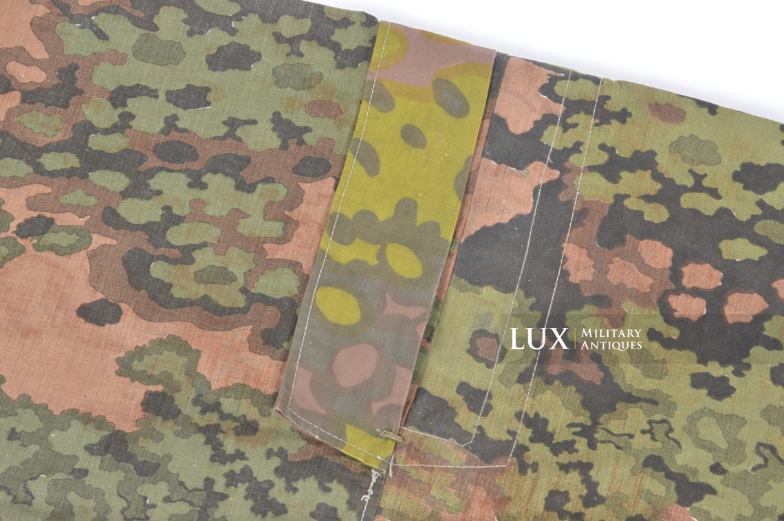 Late-war Waffen-SS Oakleaf B camouflage shelter quarter / poncho, « RBNr » - photo 20