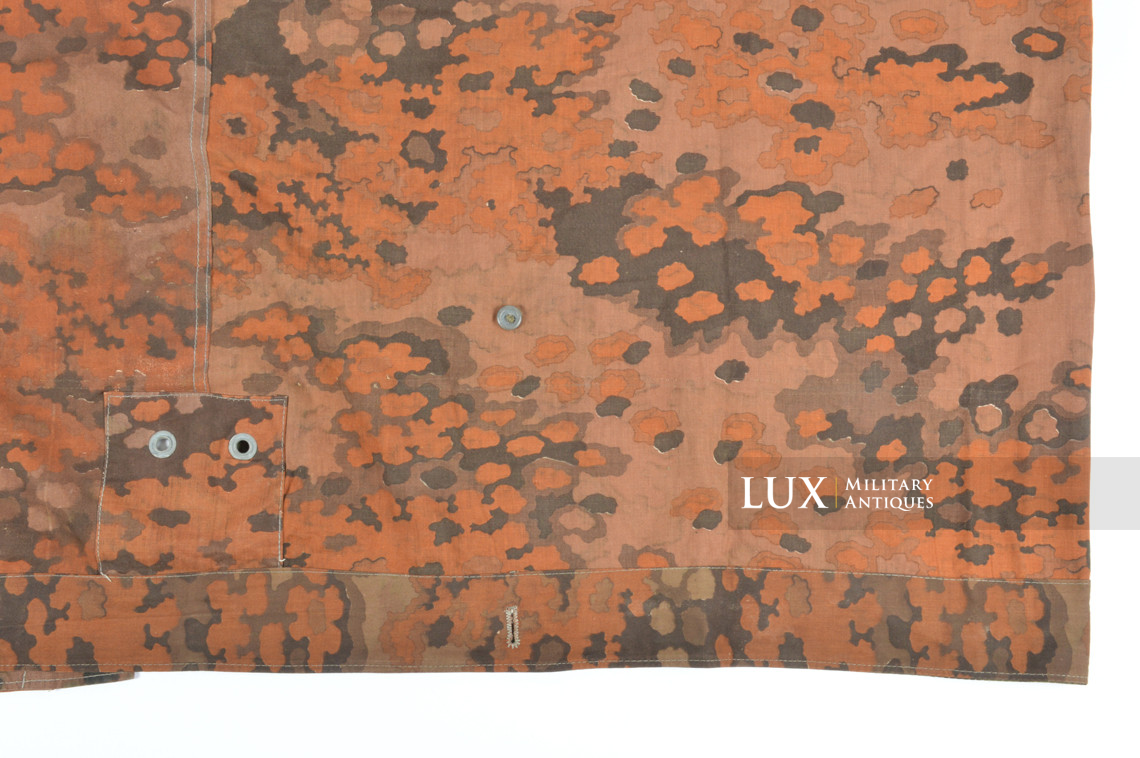 Late-war Waffen-SS Oakleaf B camouflage shelter quarter / poncho, « RBNr » - photo 34