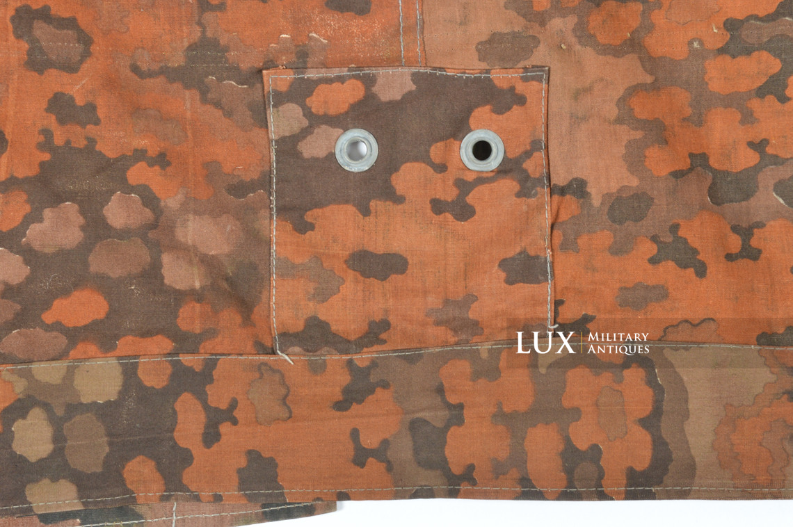 Late-war Waffen-SS Oakleaf B camouflage shelter quarter / poncho, « RBNr » - photo 35
