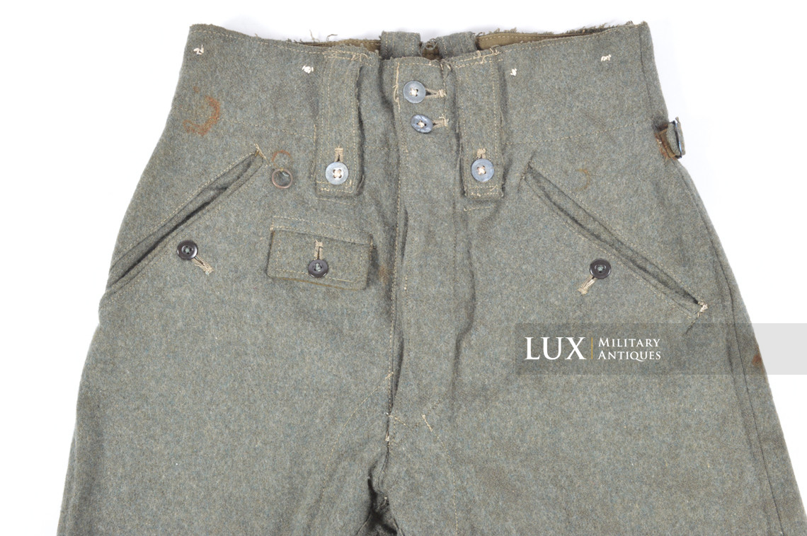 Heer / Waffen-SS M43 combat service trousers, « Keilhose » - photo 17