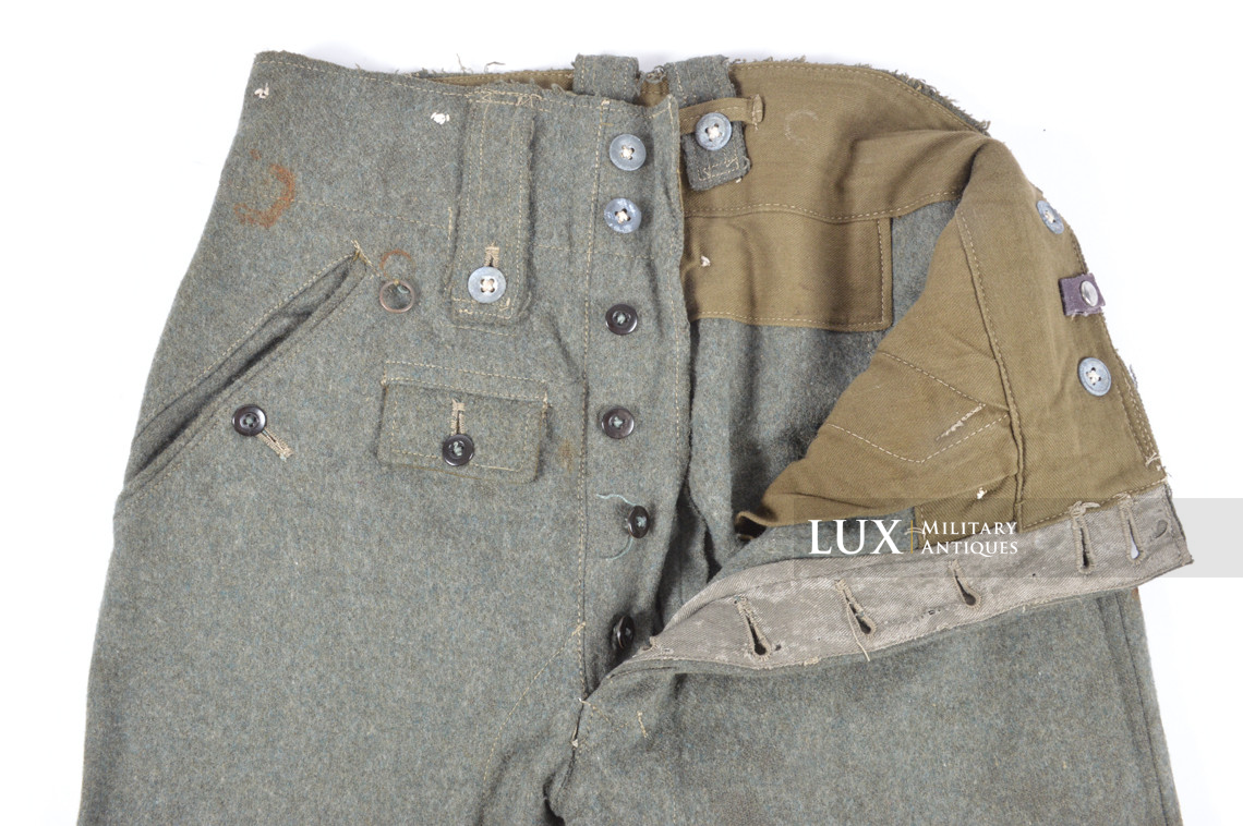 Heer / Waffen-SS M43 combat service trousers, « Keilhose » - photo 26