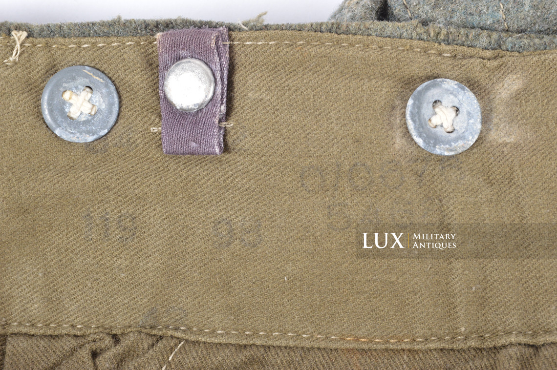 Heer / Waffen-SS M43 combat service trousers, « Keilhose » - photo 29