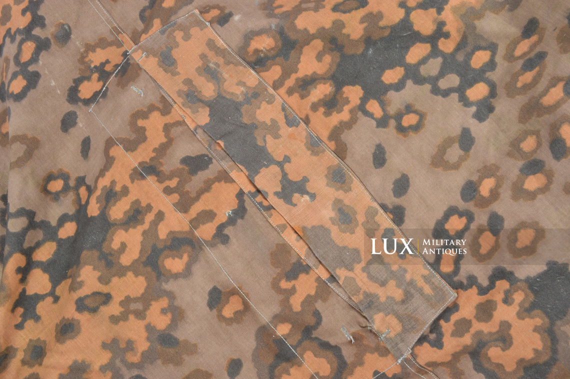 Late-war Waffen-SS Oakleaf A camouflage shelter quarter / poncho, « unissued » - photo 32