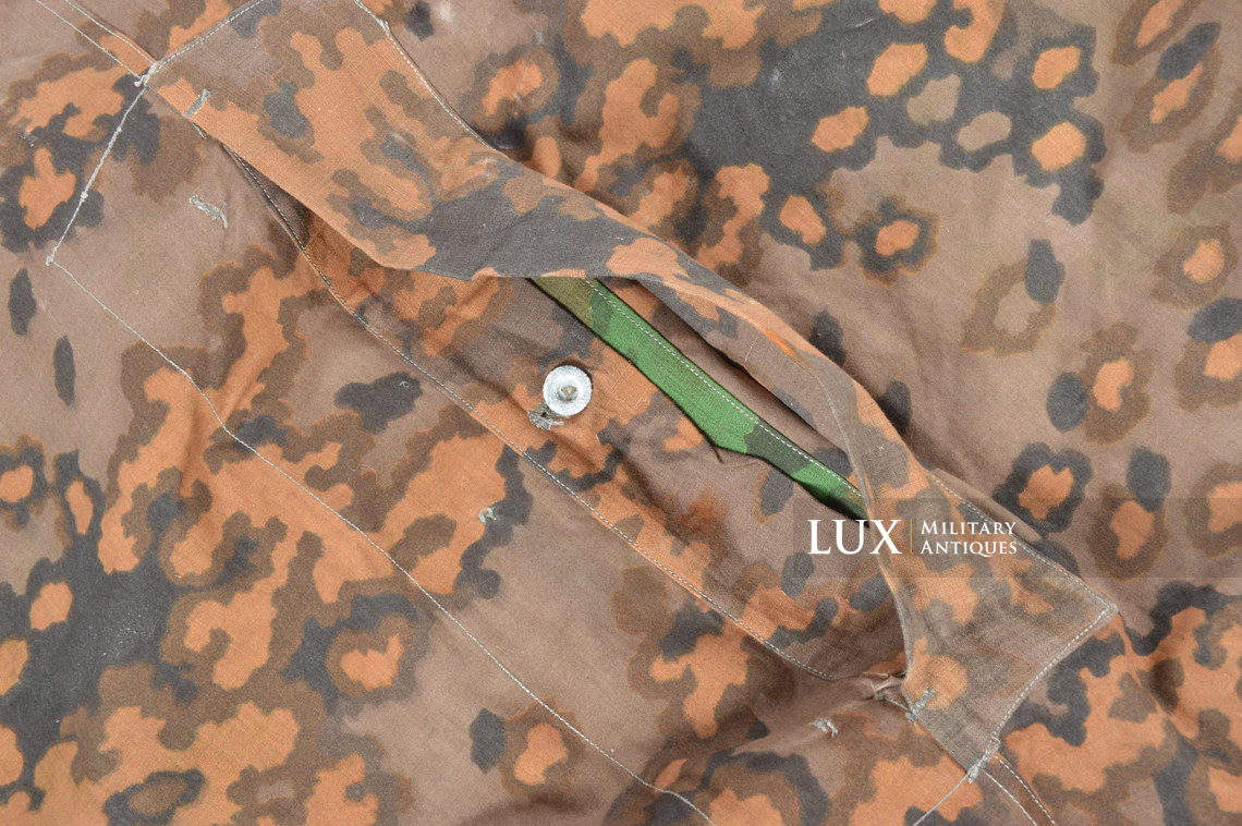 Late-war Waffen-SS Oakleaf A camouflage shelter quarter / poncho, « unissued » - photo 33