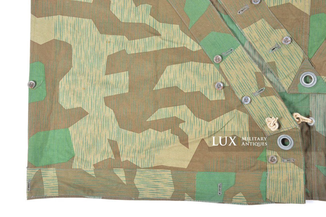 Unissued Heer / Luftwaffe splinter camouflage shelter quarter / poncho , « RBNr. » - photo 7