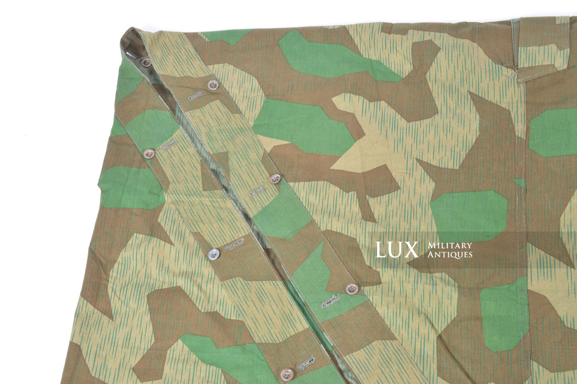 Unissued Heer / Luftwaffe splinter camouflage shelter quarter / poncho , « RBNr. » - photo 8