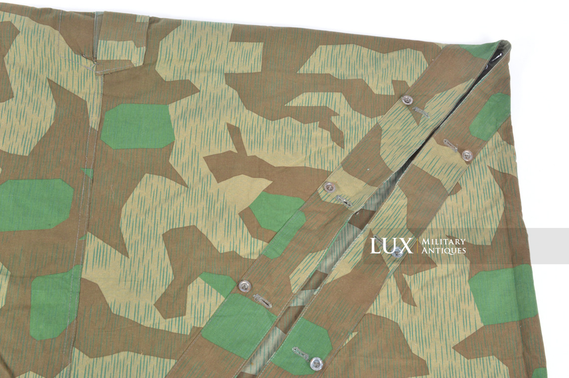 Unissued Heer / Luftwaffe splinter camouflage shelter quarter / poncho , « RBNr. » - photo 9