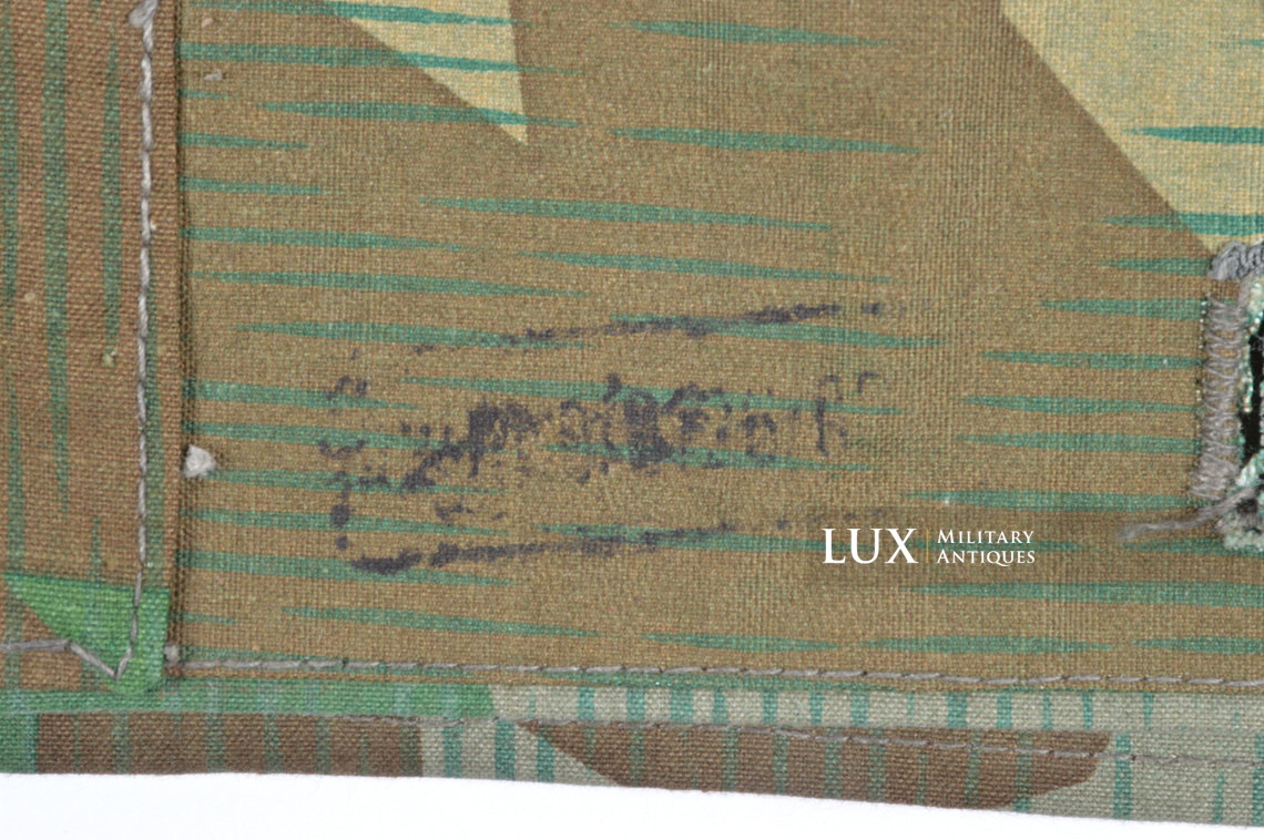 Unissued Heer / Luftwaffe splinter camouflage shelter quarter / poncho , « RBNr. » - photo 12