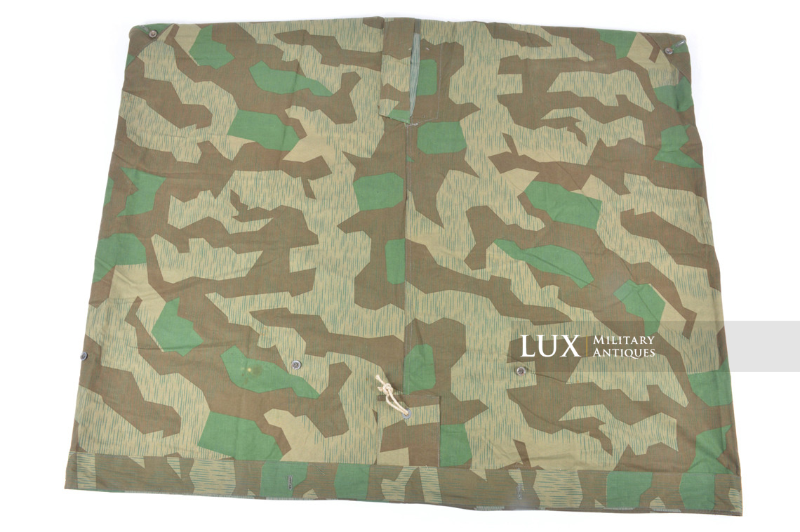Unissued Heer / Luftwaffe splinter camouflage shelter quarter / poncho , « RBNr. » - photo 13