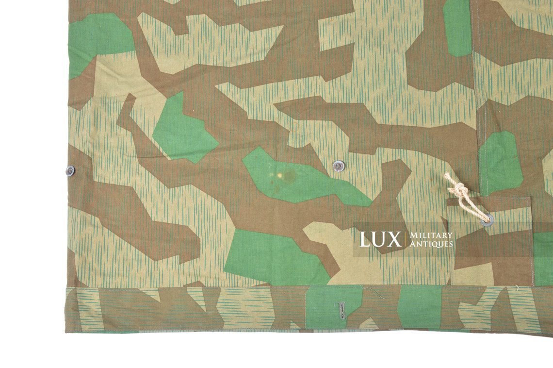 Unissued Heer / Luftwaffe splinter camouflage shelter quarter / poncho , « RBNr. » - photo 14