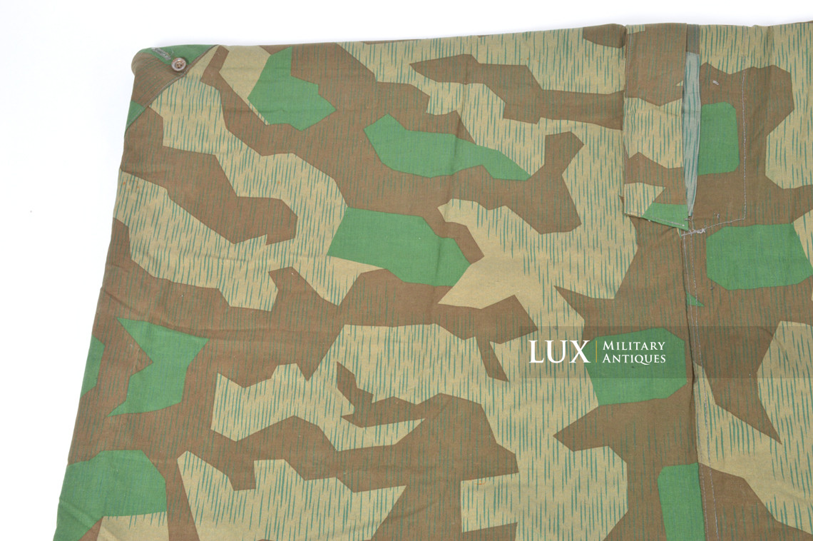 Unissued Heer / Luftwaffe splinter camouflage shelter quarter / poncho , « RBNr. » - photo 15