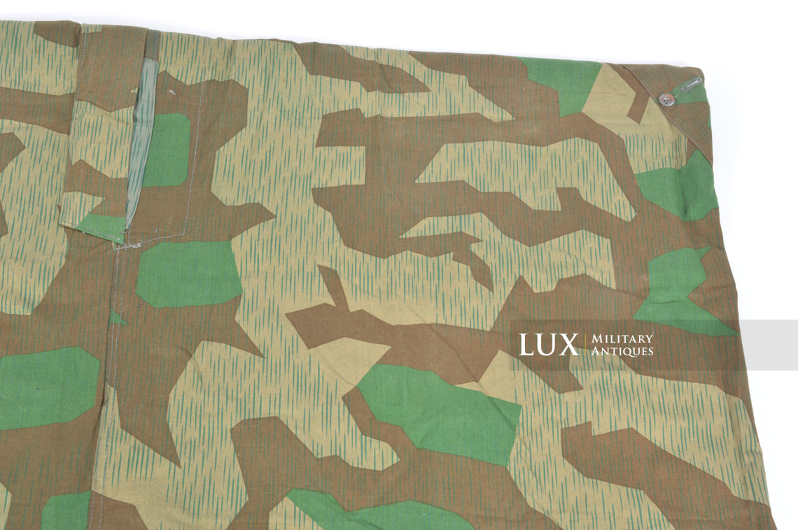 Unissued Heer / Luftwaffe splinter camouflage shelter quarter / poncho , « RBNr. » - photo 16