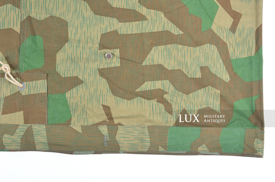 Unissued Heer / Luftwaffe splinter camouflage shelter quarter / poncho , « RBNr. » - photo 17