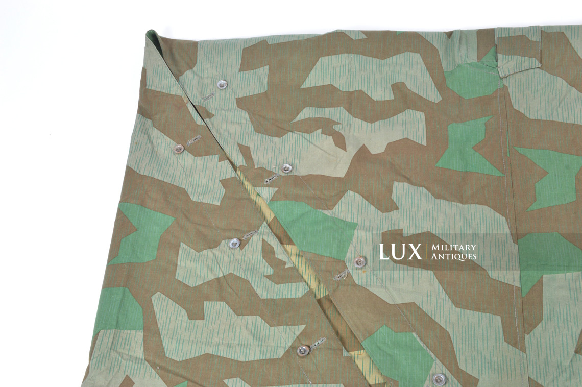 Unissued Heer / Luftwaffe splinter camouflage shelter quarter / poncho , « RBNr. » - photo 21