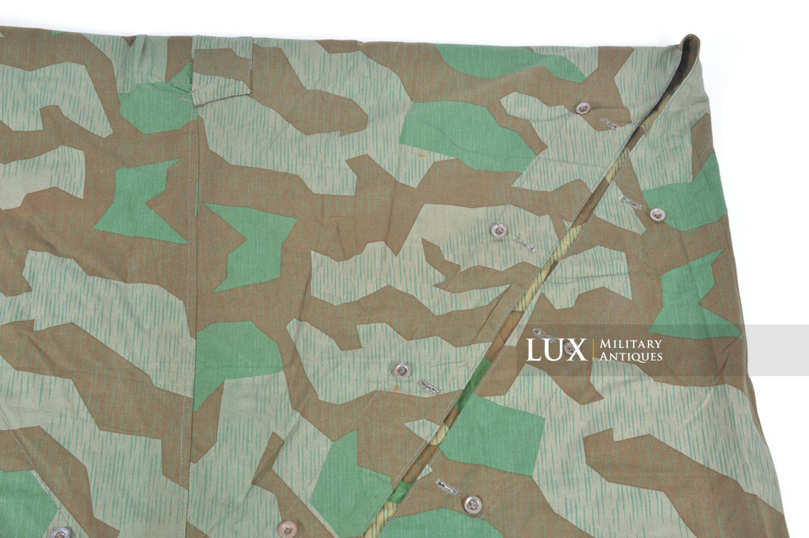 Unissued Heer / Luftwaffe splinter camouflage shelter quarter / poncho , « RBNr. » - photo 22