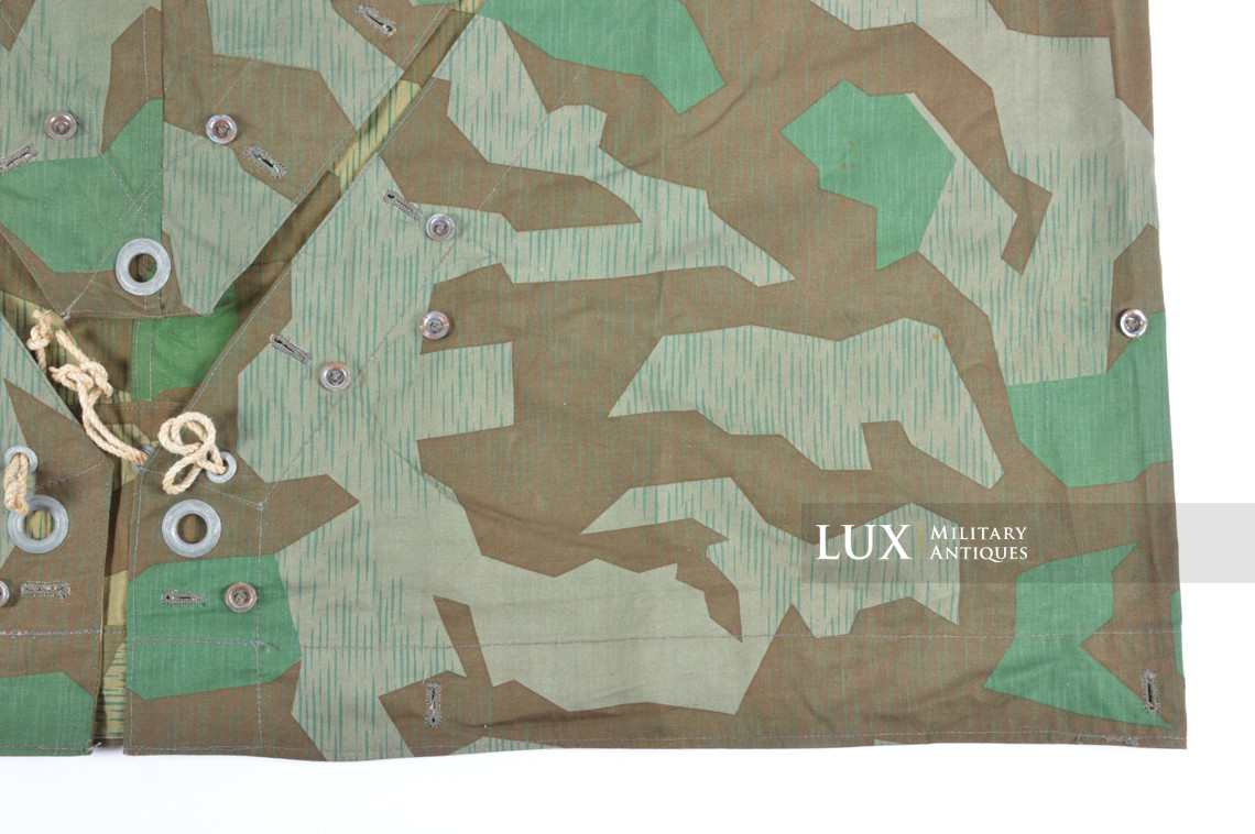 Unissued Heer / Luftwaffe splinter camouflage shelter quarter / poncho , « RBNr. » - photo 23