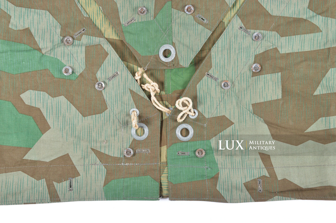 Unissued Heer / Luftwaffe splinter camouflage shelter quarter / poncho , « RBNr. » - photo 24