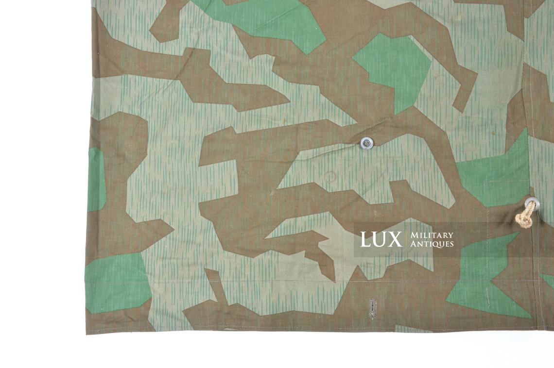 Unissued Heer / Luftwaffe splinter camouflage shelter quarter / poncho , « RBNr. » - photo 26