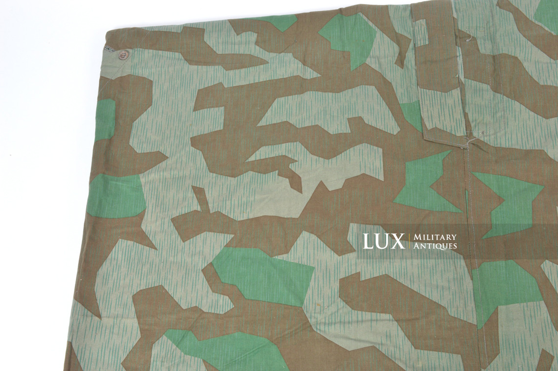 Unissued Heer / Luftwaffe splinter camouflage shelter quarter / poncho , « RBNr. » - photo 27
