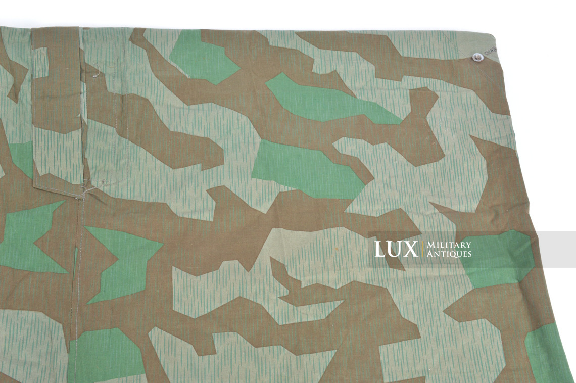 Unissued Heer / Luftwaffe splinter camouflage shelter quarter / poncho , « RBNr. » - photo 28