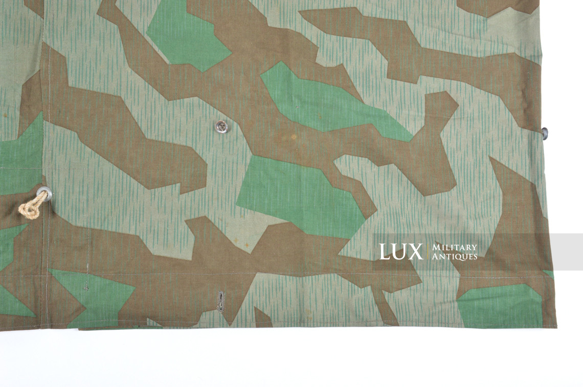 Unissued Heer / Luftwaffe splinter camouflage shelter quarter / poncho , « RBNr. » - photo 29