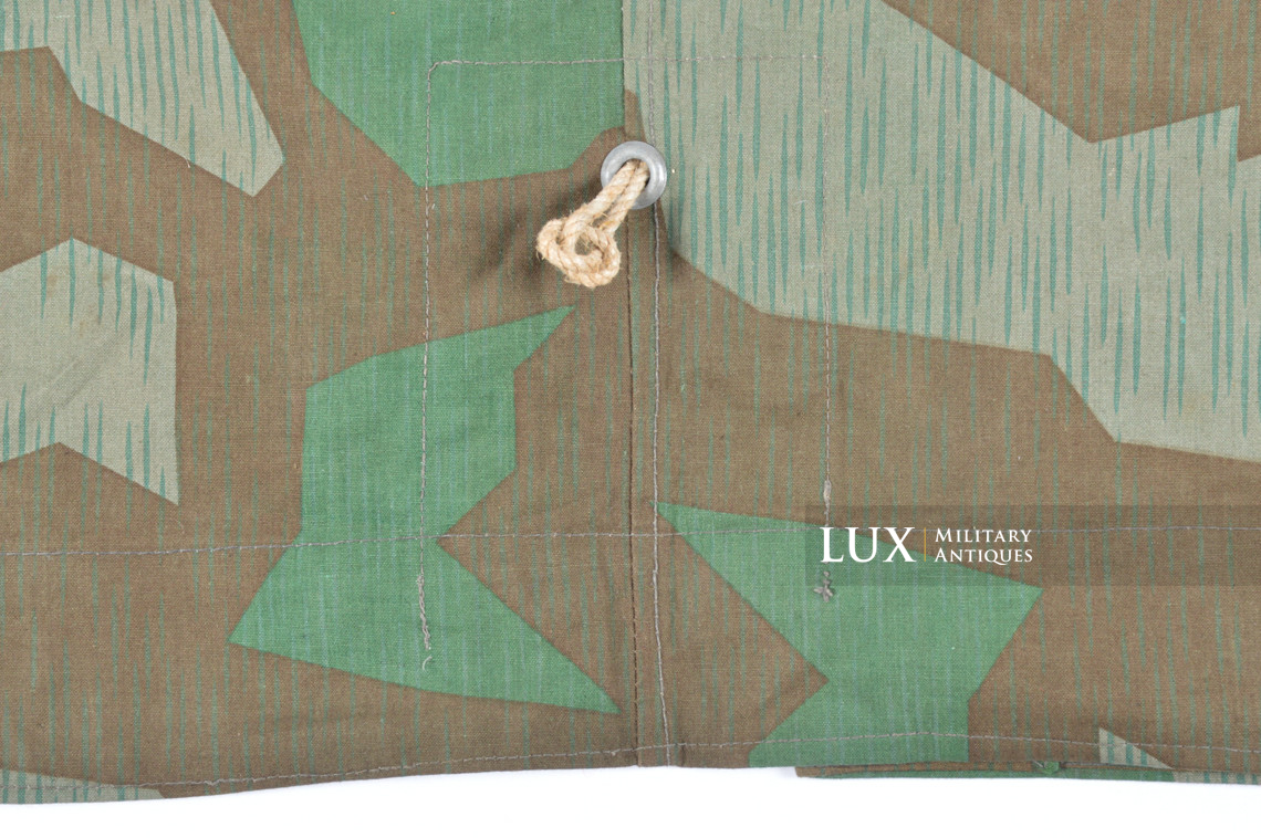 Unissued Heer / Luftwaffe splinter camouflage shelter quarter / poncho , « RBNr. » - photo 30