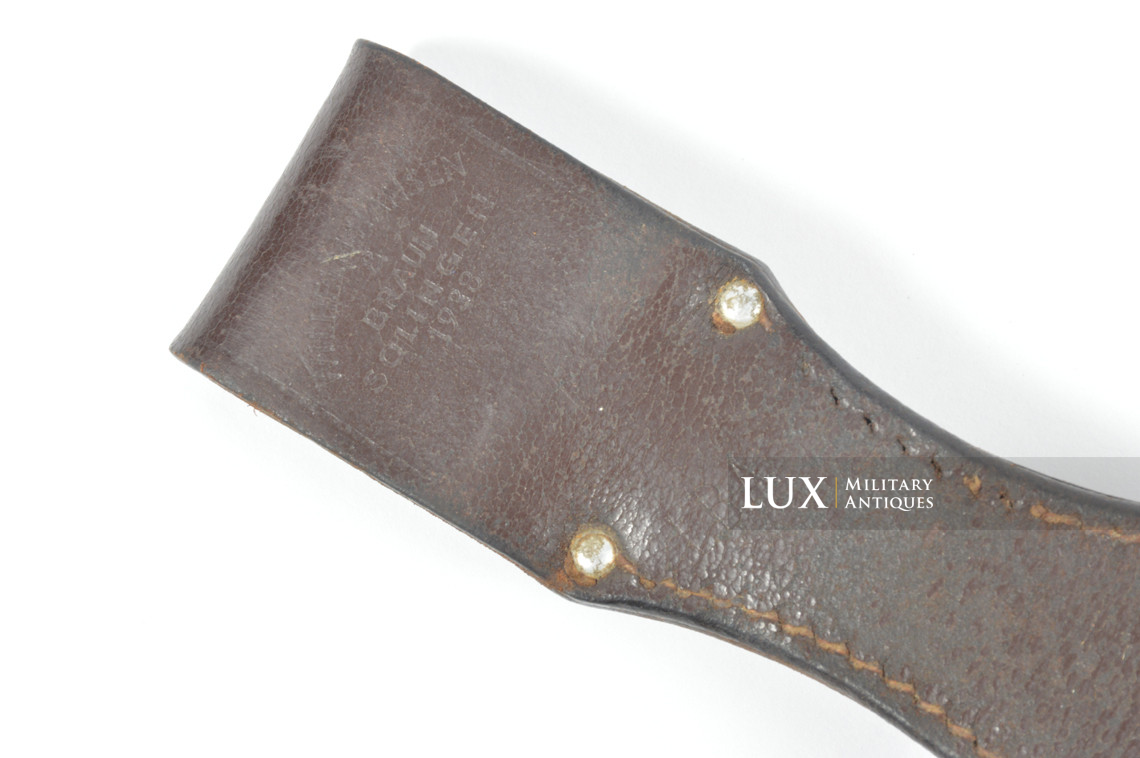 Early German Luftwaffe K98 bayonet frog, « L.B.A. » - photo 10