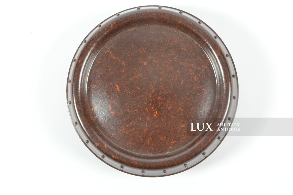 German brown bakelite butterdish - photo 7