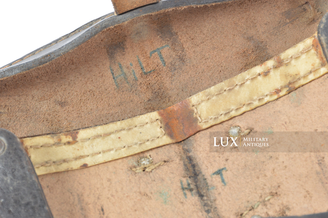 German folding shovel and carrying case, first pattern, « 1940 » - photo 14