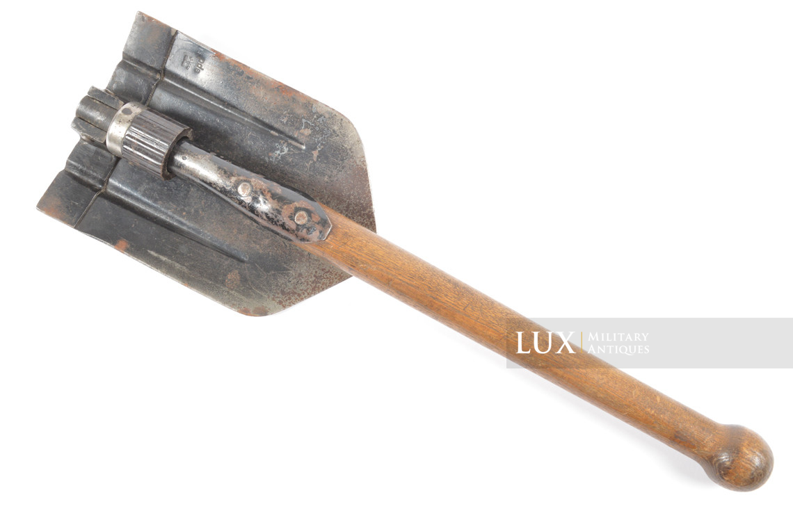 German folding shovel and carrying case, first pattern, « 1940 » - photo 16