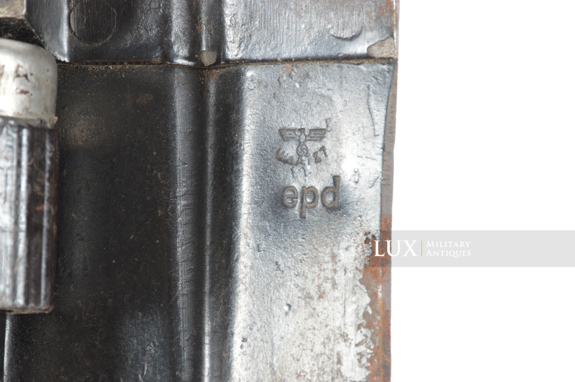 German folding shovel and carrying case, first pattern, « 1940 » - photo 20