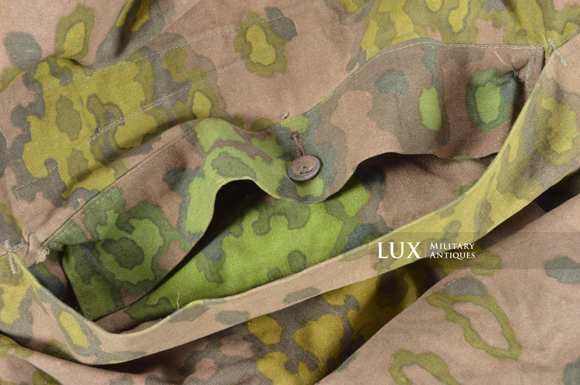 Late-war Waffen-SS Oakleaf A camouflage shelter quarter / poncho, « unissued » - photo 22