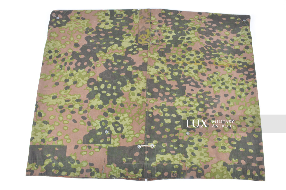 Late-war Waffen-SS camouflage shelter quarter / poncho, « plane tree 6 » - photo 14