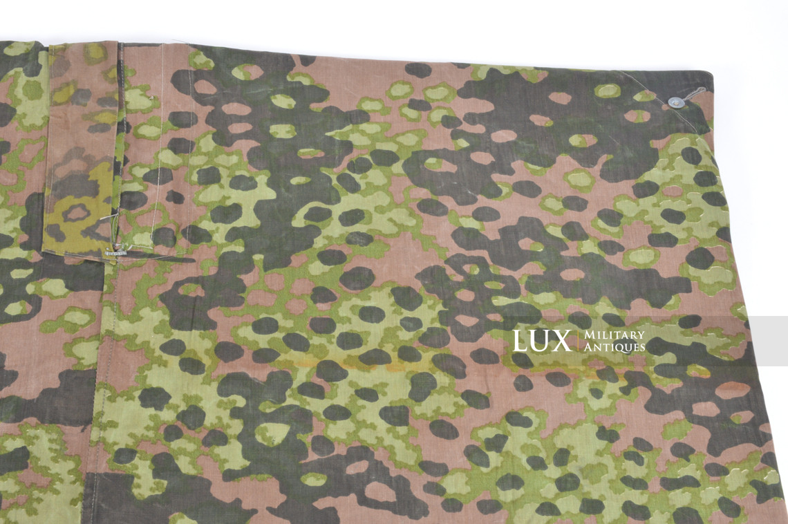 Late-war Waffen-SS camouflage shelter quarter / poncho, « plane tree 6 » - photo 17
