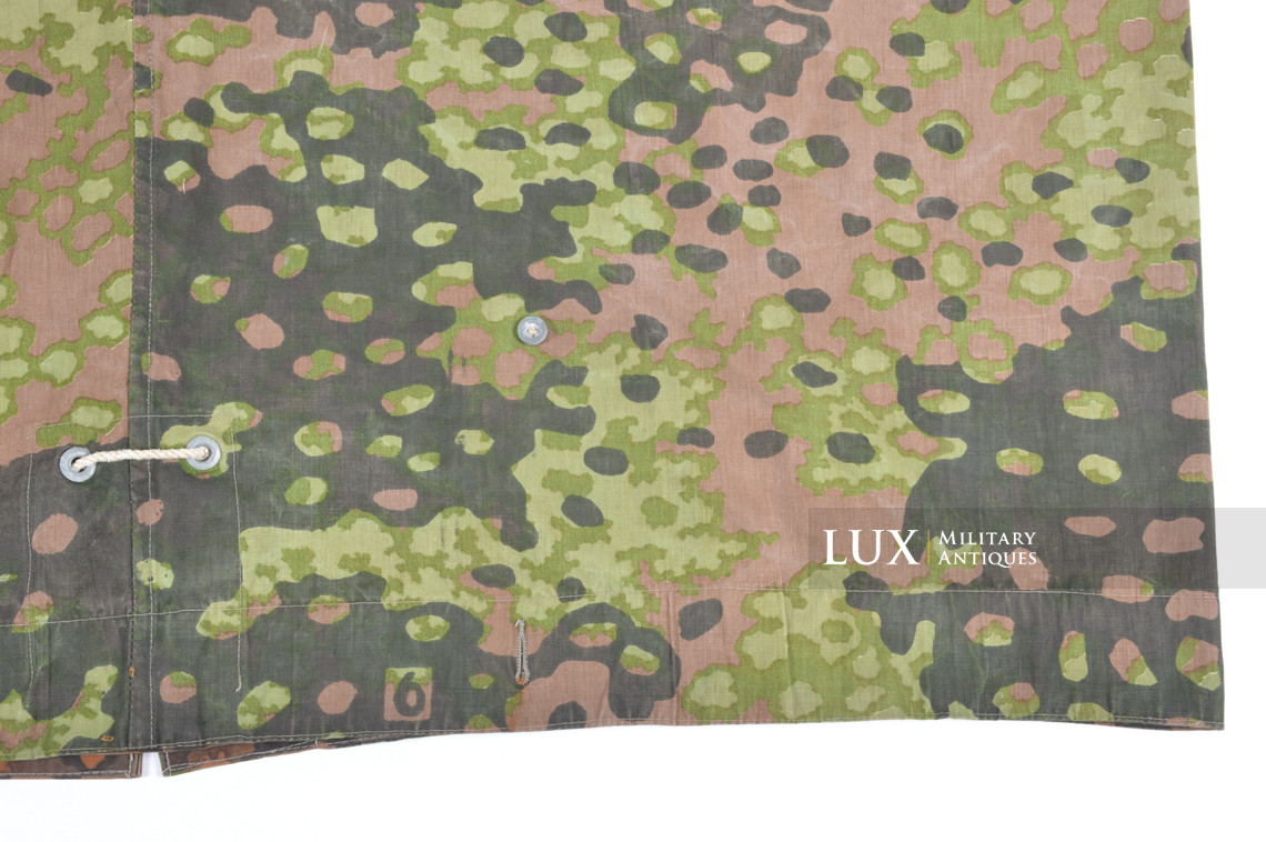 Late-war Waffen-SS camouflage shelter quarter / poncho, « plane tree 6 » - photo 18