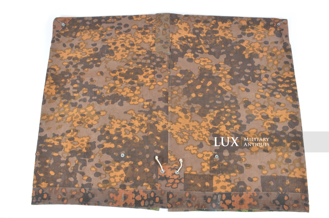 Late-war Waffen-SS camouflage shelter quarter / poncho, « plane tree 6 » - photo 27