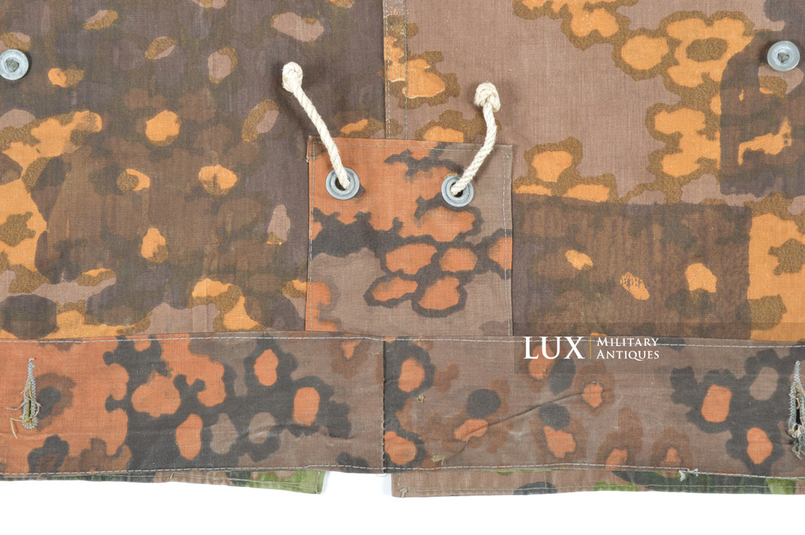 Late-war Waffen-SS camouflage shelter quarter / poncho, « plane tree 6 » - photo 32