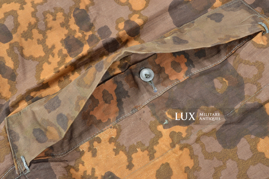 Late-war Waffen-SS camouflage shelter quarter / poncho, « plane tree 6 » - photo 33