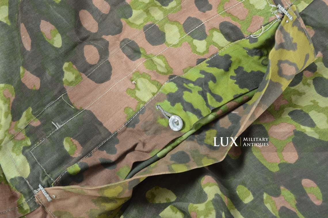 Late-war Waffen-SS camouflage shelter quarter / poncho, « plane tree 6 » - photo 20