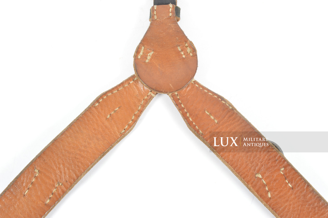 German late-war leather combat Y-straps - photo 16