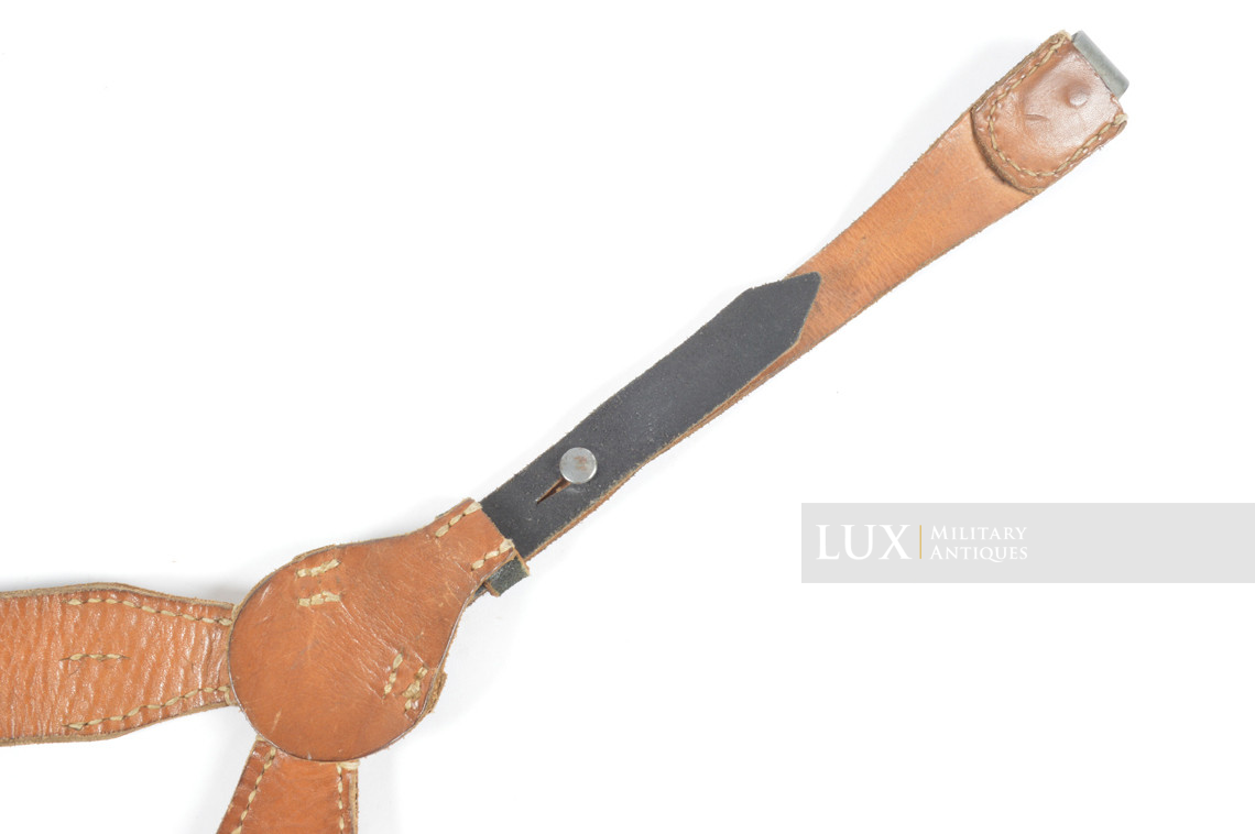 German late-war leather combat Y-straps - photo 19