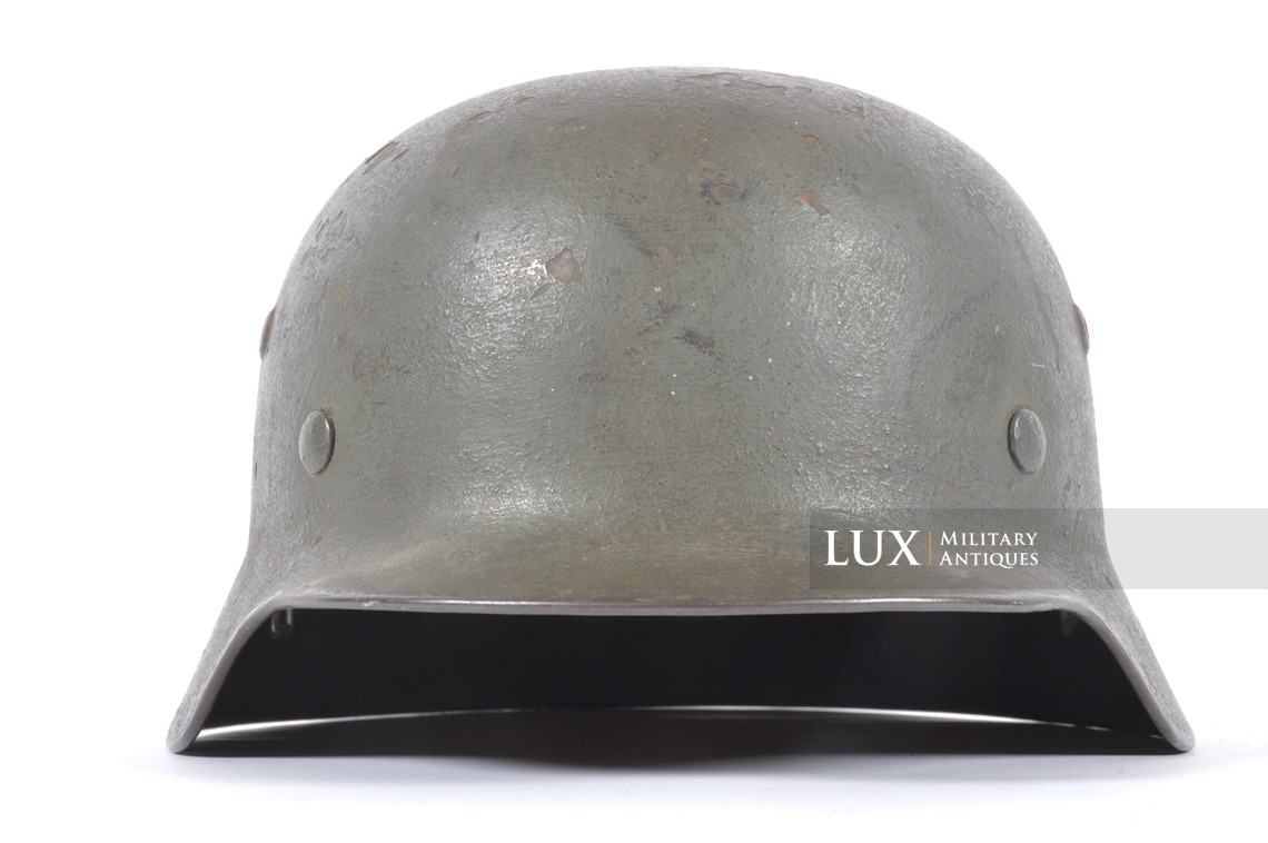 M35 Luftwaffe green brush camouflage combat helmet, « ET66 » - photo 9