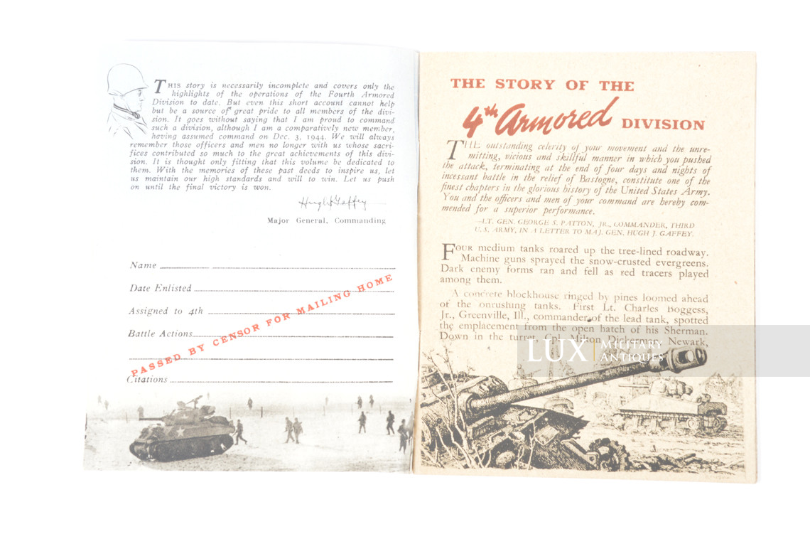Livret historique 4ème division blindée US, « Bastogne » - photo 7