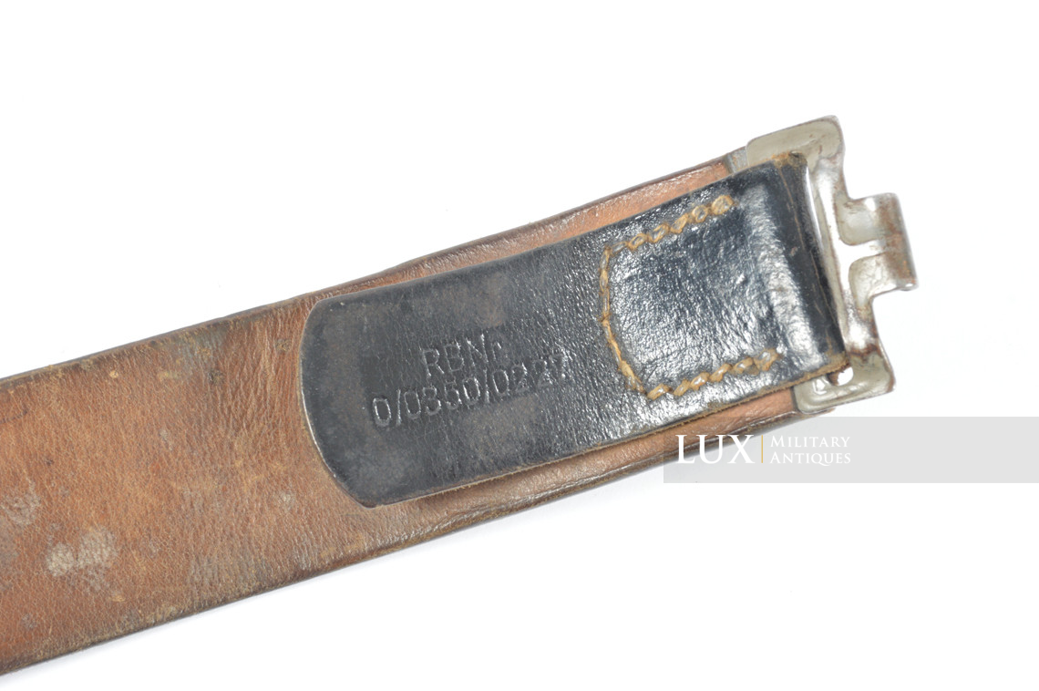 Cuir de ceinturon allemand fin de guerre, « RBNr. 0/0350/0227 » - photo 9