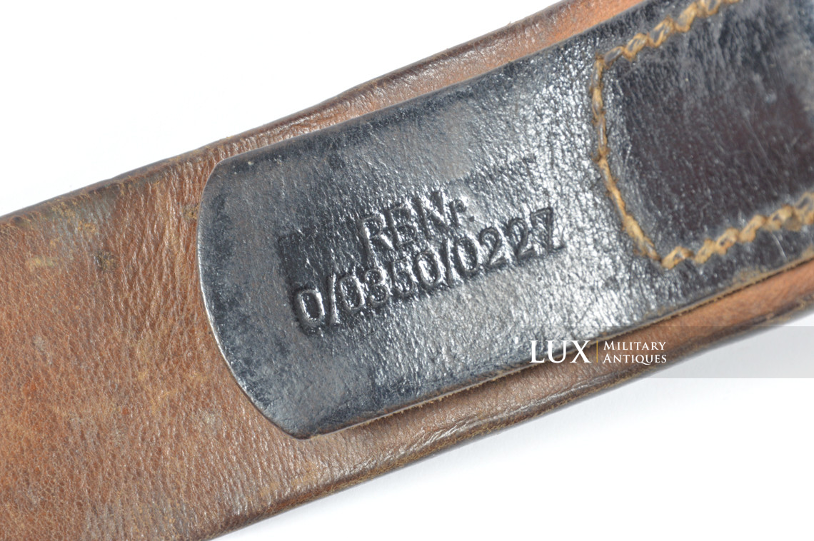 Cuir de ceinturon allemand fin de guerre, « RBNr. 0/0350/0227 » - photo 10