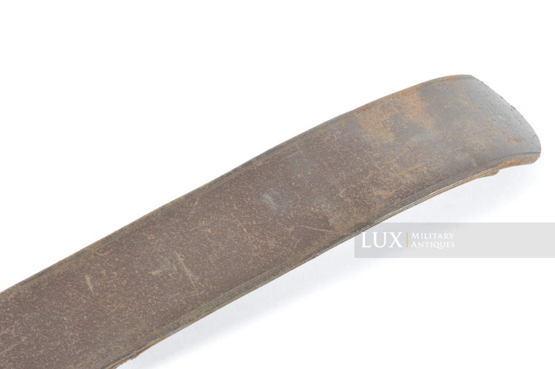 Cuir de ceinturon allemand Luftwaffe précoce en cuir brun chocolat, régiment « FLAK / 1936 » - photo 16