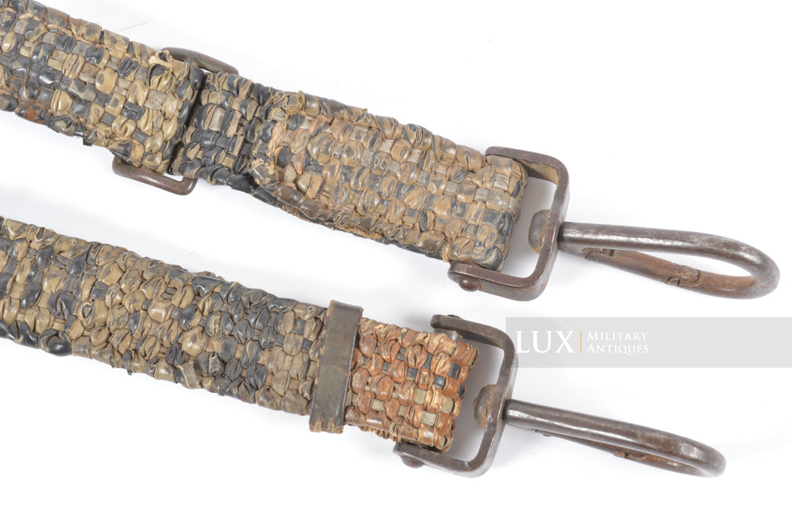 Late-war German MG34/42 ammo box carrying strap, « ersatz » - photo 12