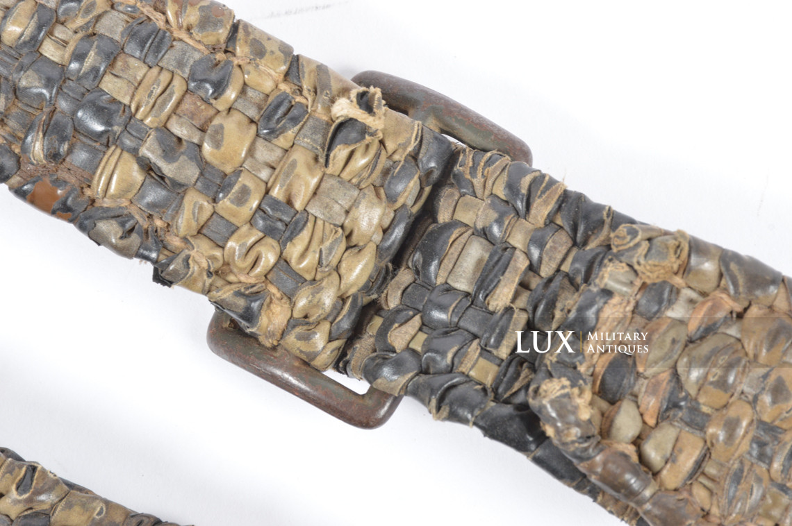 Late-war German MG34/42 ammo box carrying strap, « ersatz » - photo 13