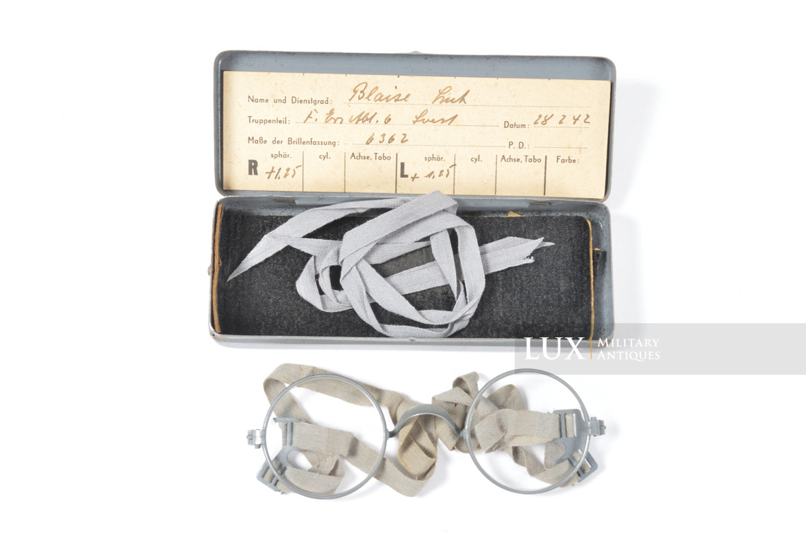 German cased gas mask glasses, « Masken-Brille » - photo 7
